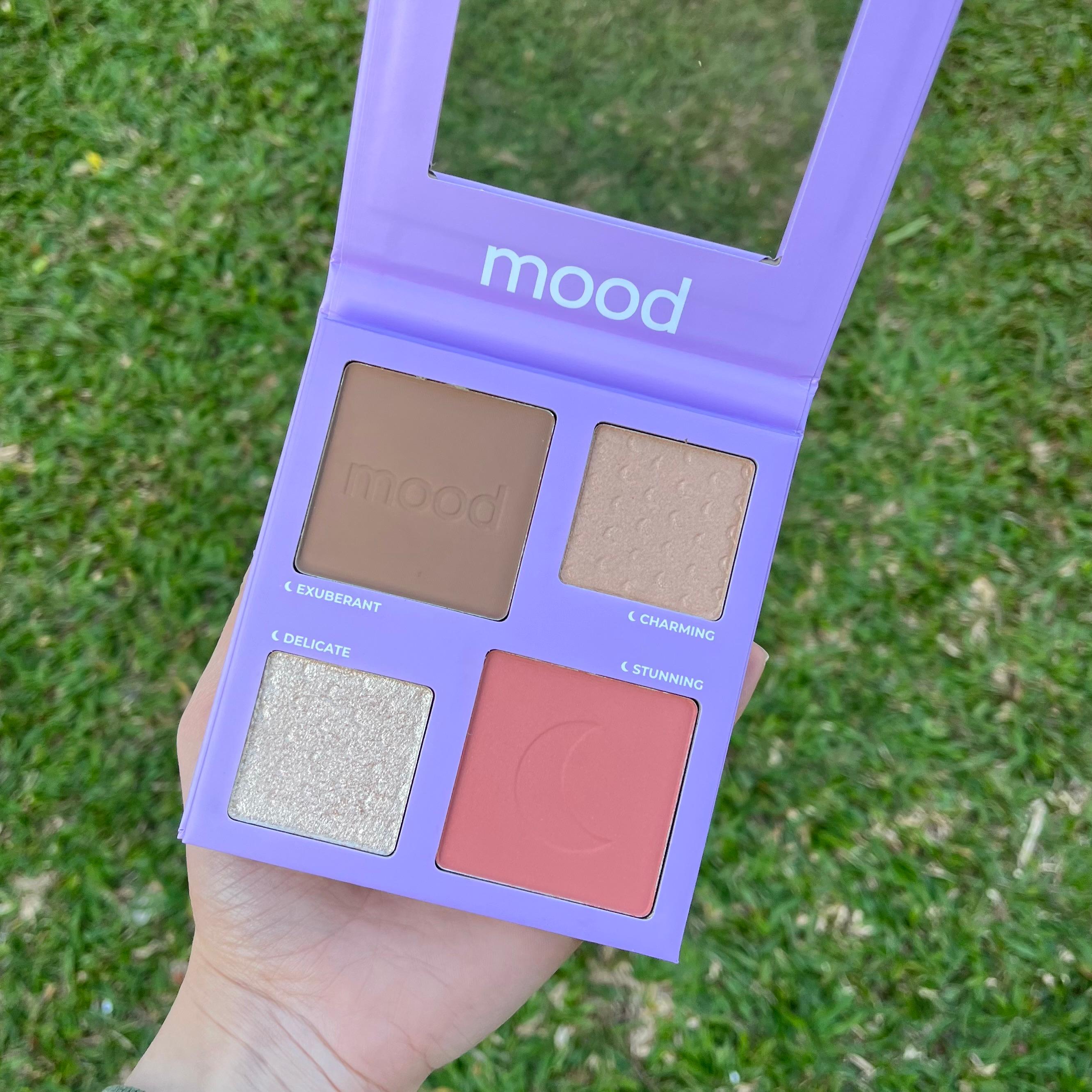 Paleta de Blush, Contorno e Iluminador Mood Ruby Rose