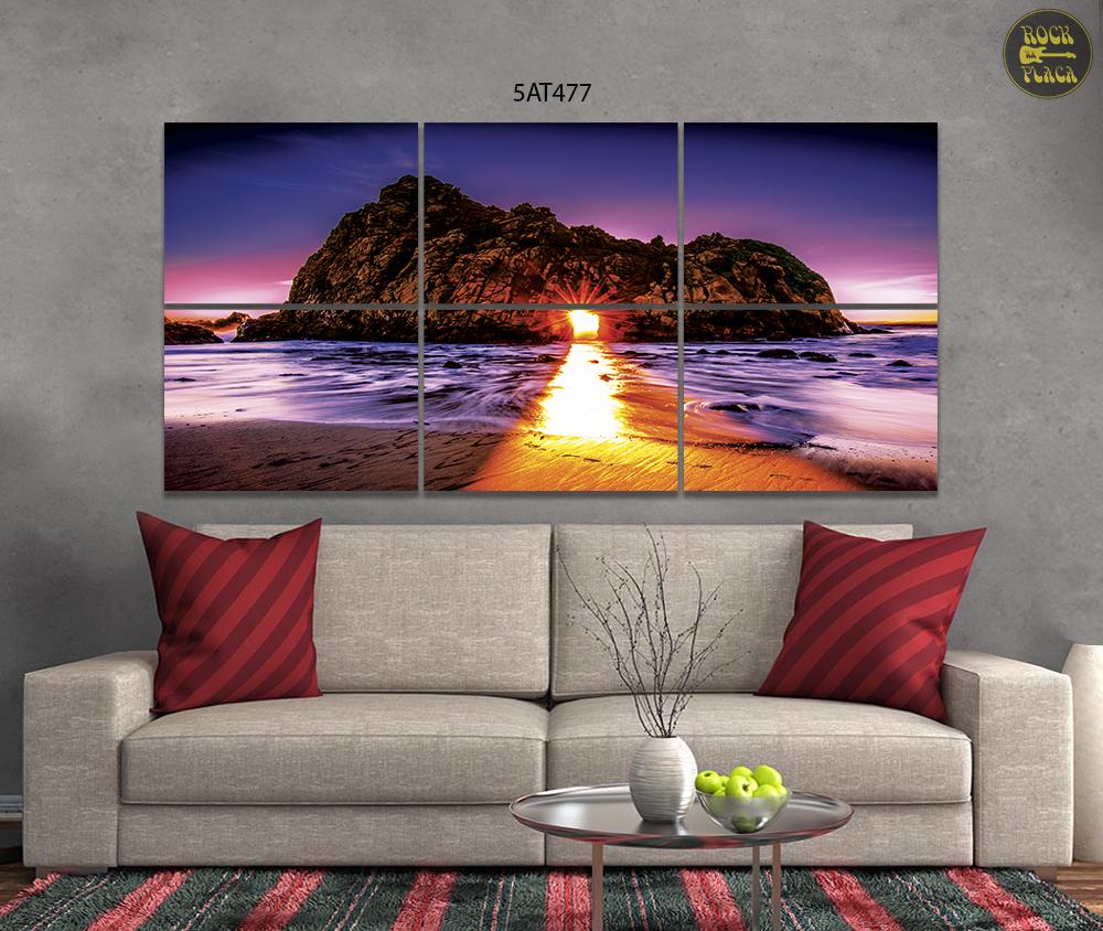 Quadros Decorativos Paisagem Praia Natureza  Ref.3