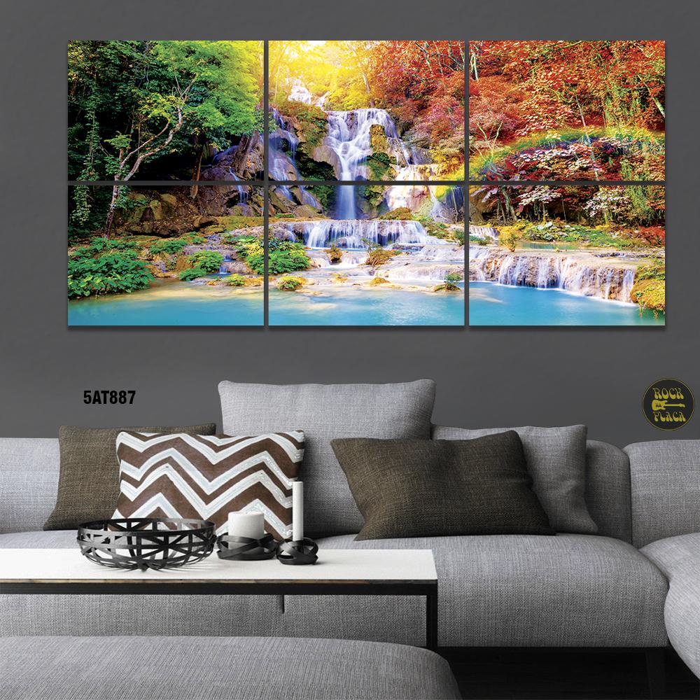 Quadros Decorativos Paisagem Cachoeira Natureza   Ref.2