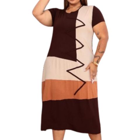 Vestido Chemise Camisetão em Viscolycra Premium Plus Size