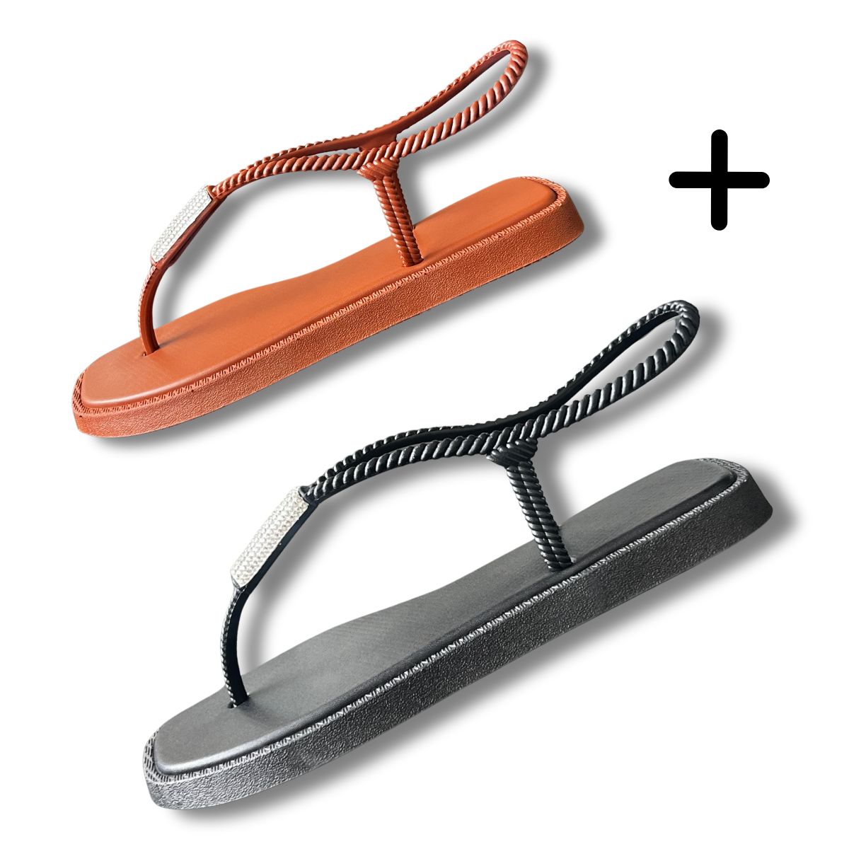 Combo 2 Pares de Sandalias Ekvos Flat