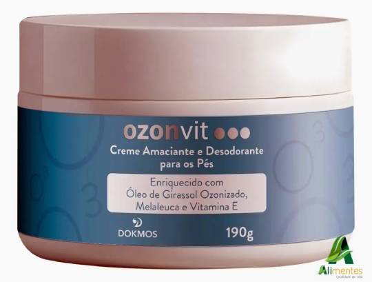 Creme Amaciante e Desodorante para os Pés Ozonvit     190g
