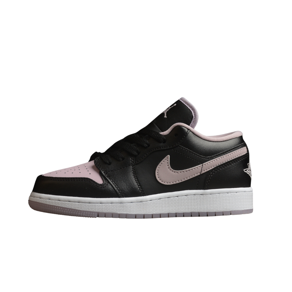 AIR JORDAN 1  LOW GS BLACK / ROSE