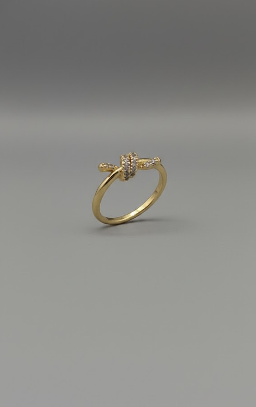 Anel Nó e Zircônia