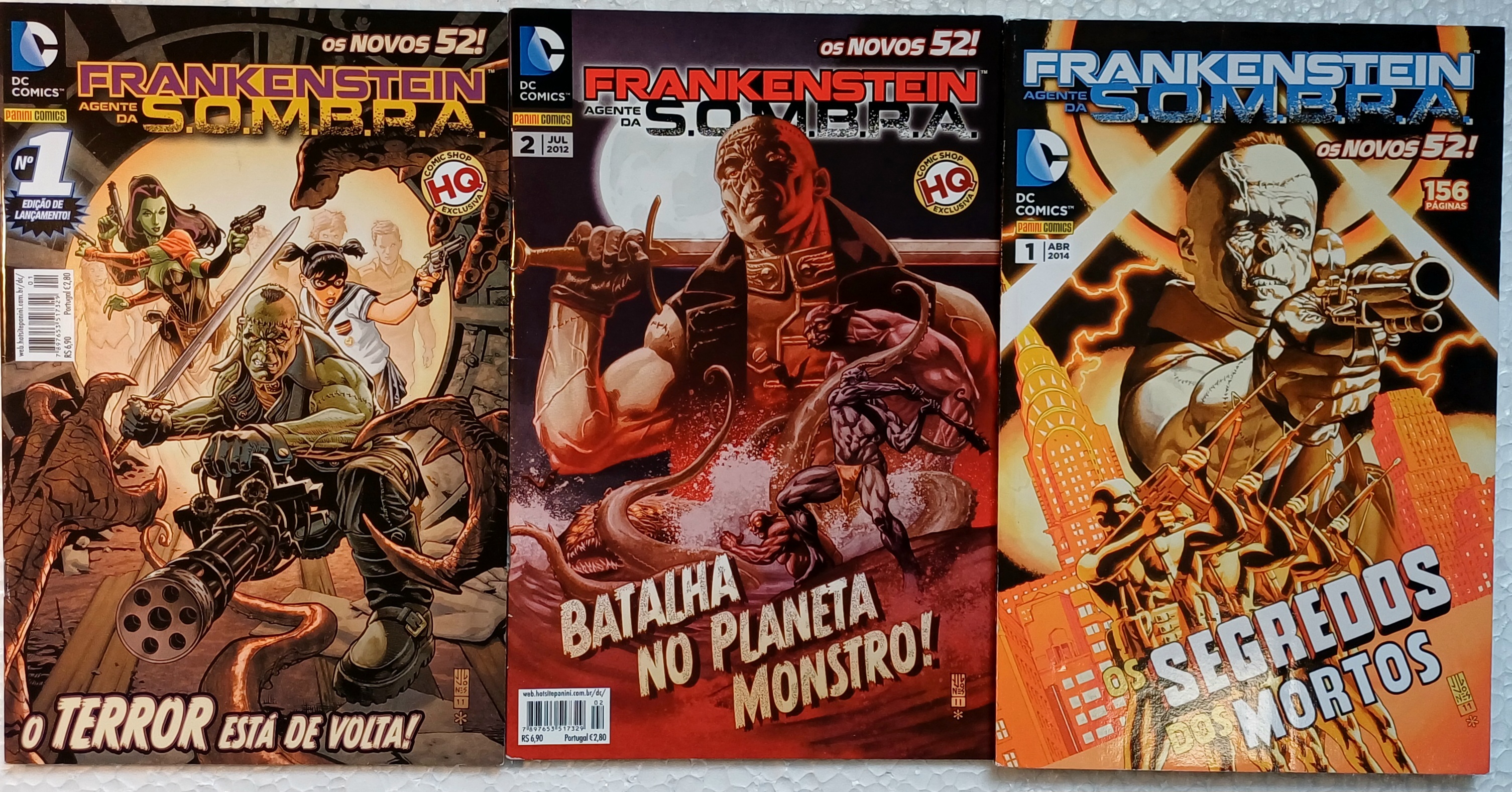 Frankenstein - Agente Da Sombra - Novos 52 - Completa