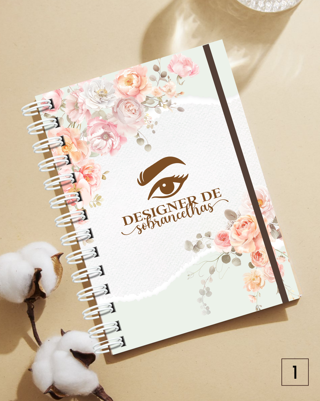 Agendamento 2026 Designer de sobrancelhas - A5 com 1DPP