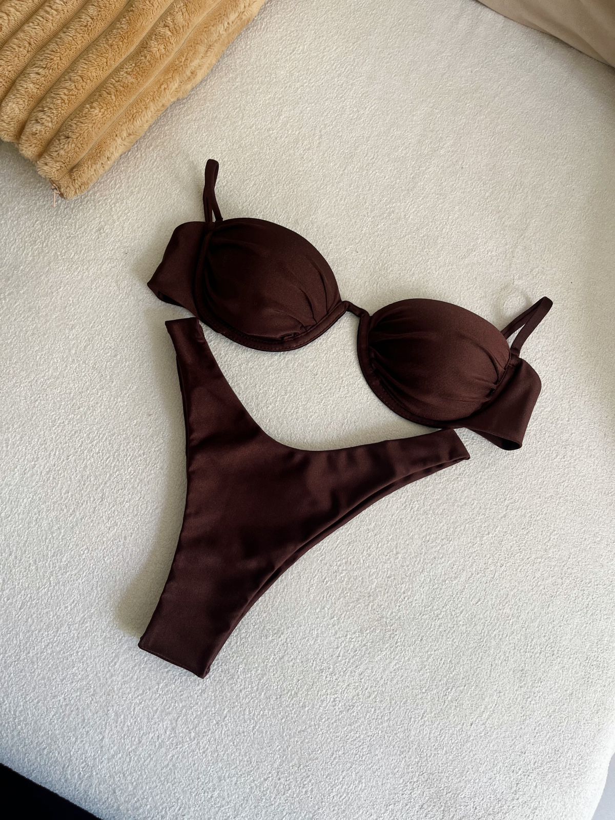 Biquíni Charlotte Asa Delta - Marrom