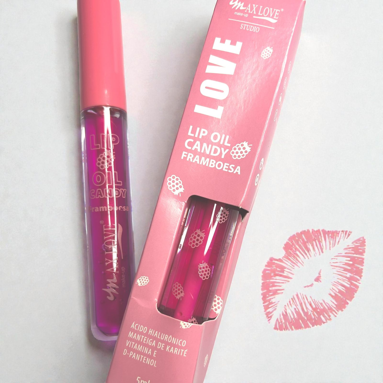 Gloss Lip Ol Candy Framboesa