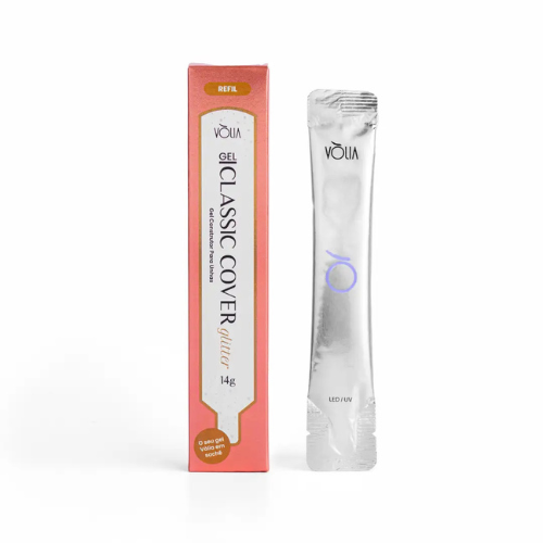 Gel Classic Cover Glitter   Sachê 14g
