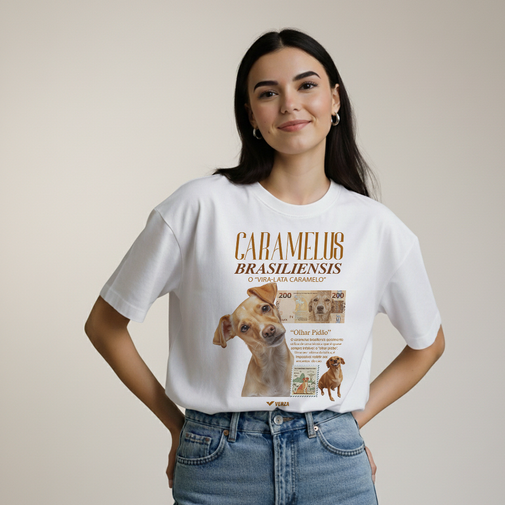 Camiseta Caramelus Brasiliensis Feminina