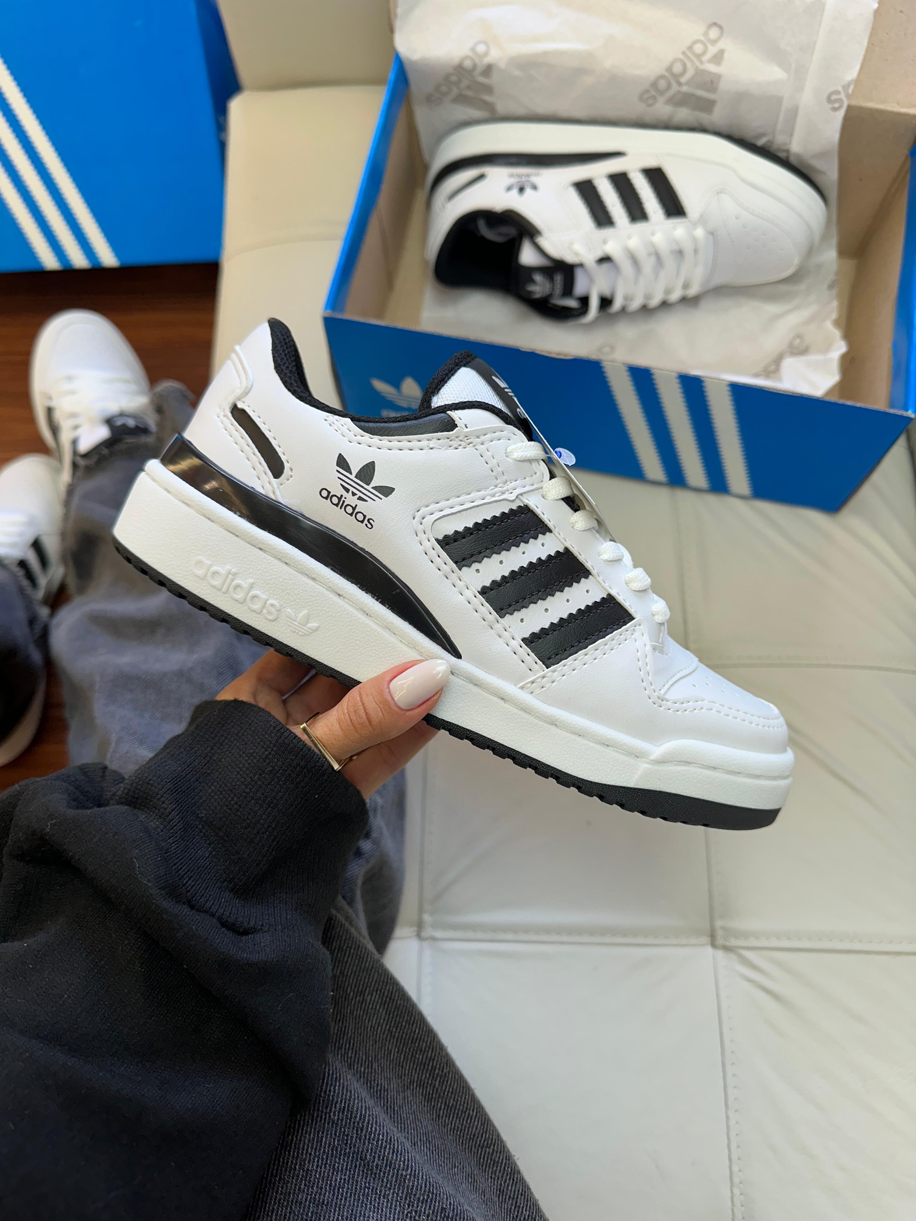 Adidas Fórum | Branco e Preto