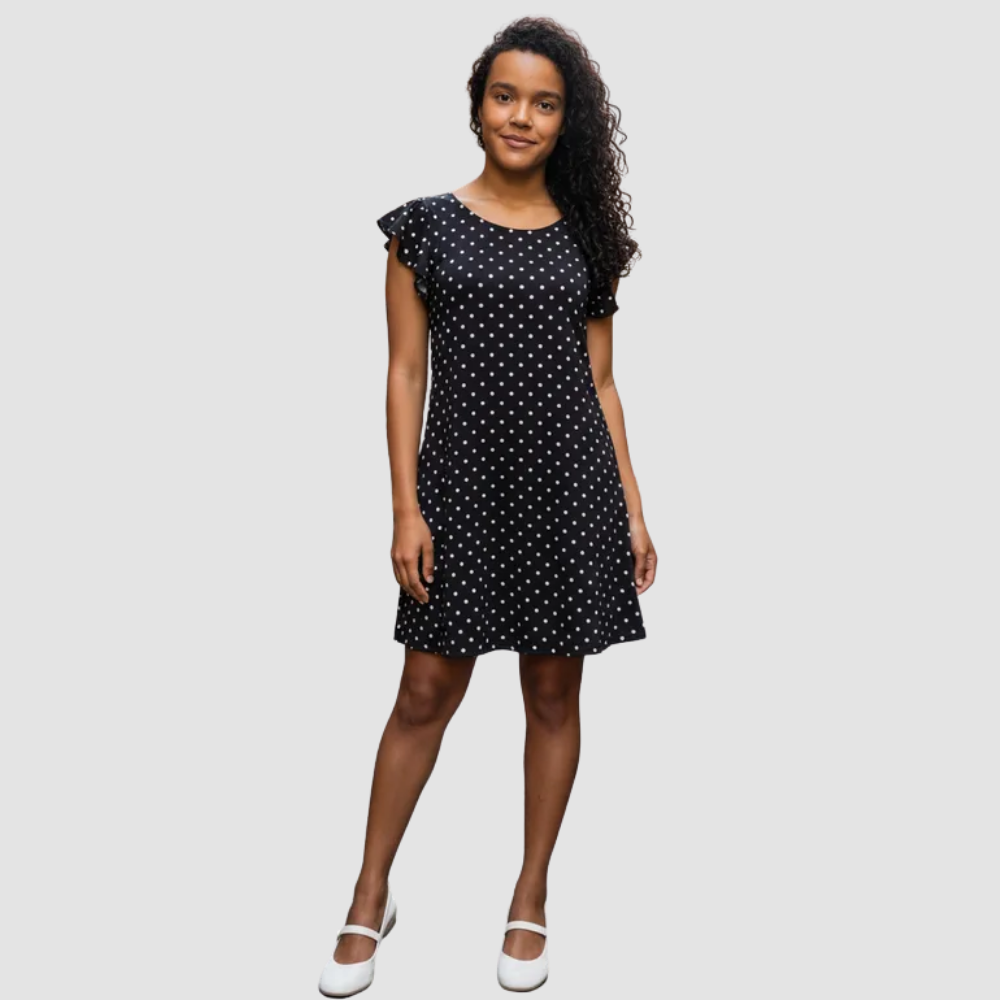 Vestido Vintage Manga Babado Infantil