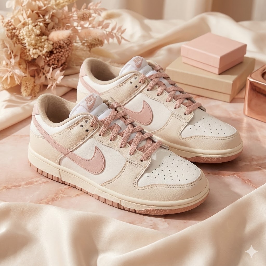 NIKE DUNK SB BEGE/ROSE