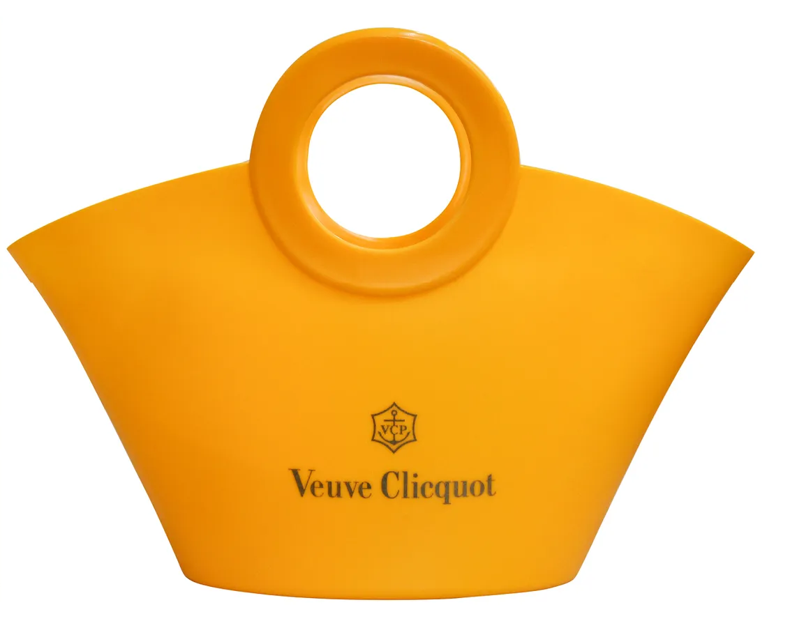 Bolsa Sacola Gelo Ice Bag Veuve + 4 Taças Praia Espumante
