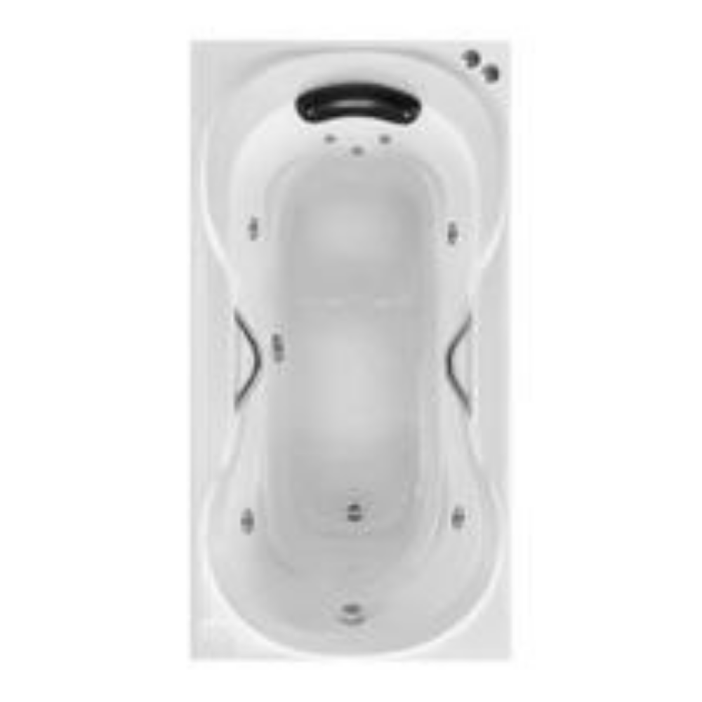 Banheira Retangular Ortiz COMPLETO com hidro - Só Banheiras