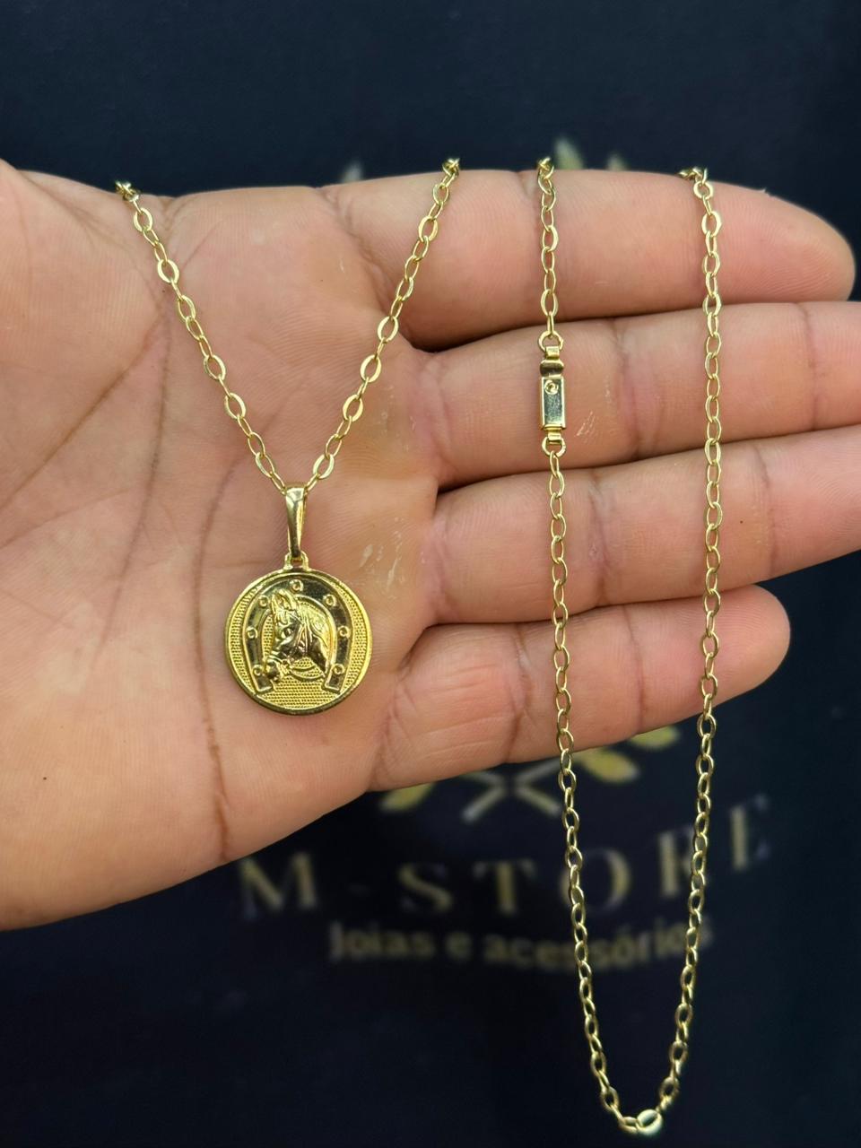 CORDÃO CADEADO LAMINADO 70/60CM