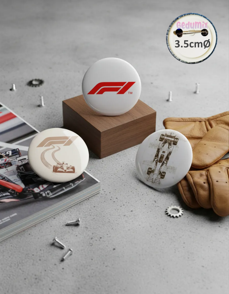 Botton GEDUMIX Formula 1 Aesthetic 1.0 - 3 Peças