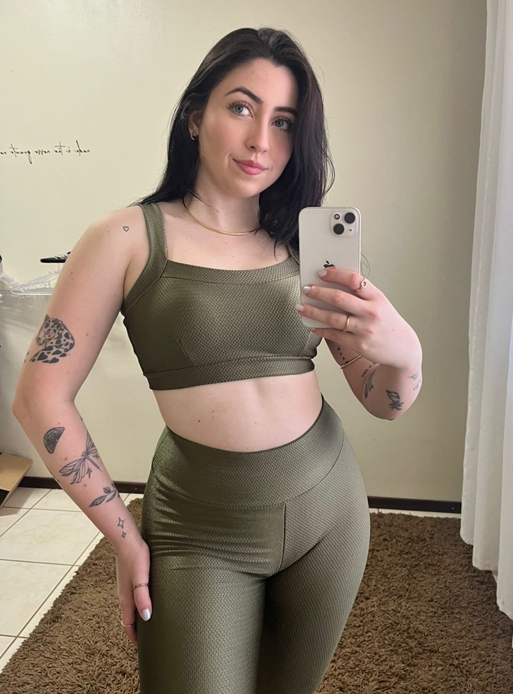 Conjunto Luana Montana - Verde Militar