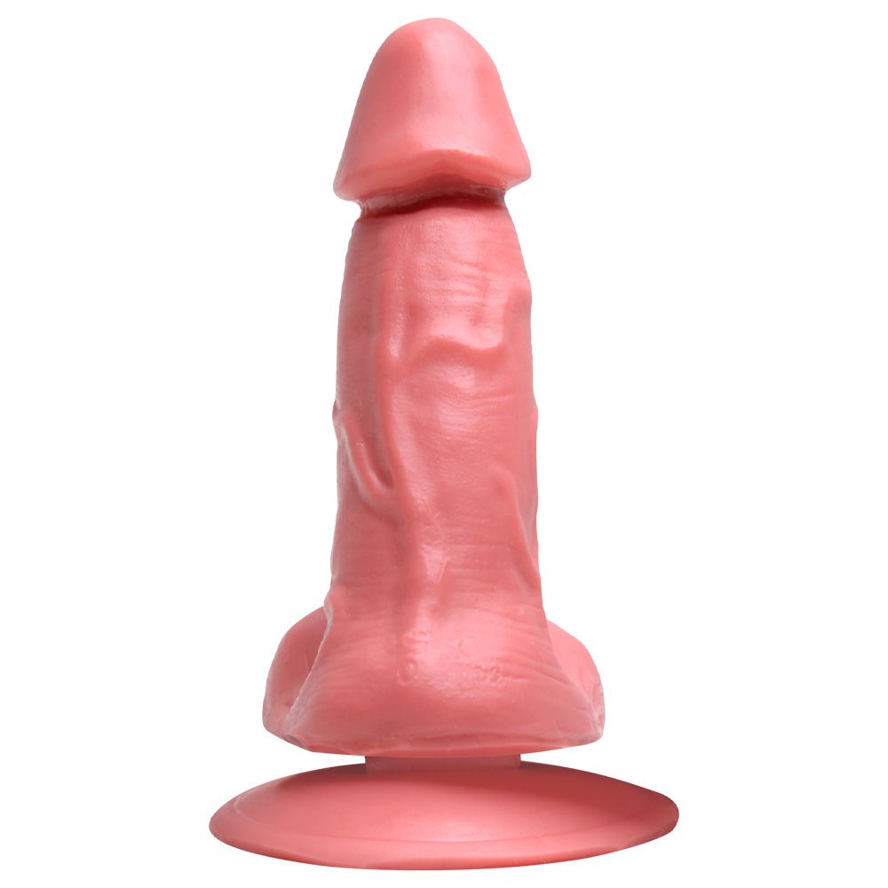 Pênis De Borracha Maciça 16,3 X 4,2Cm Prazer E Cia