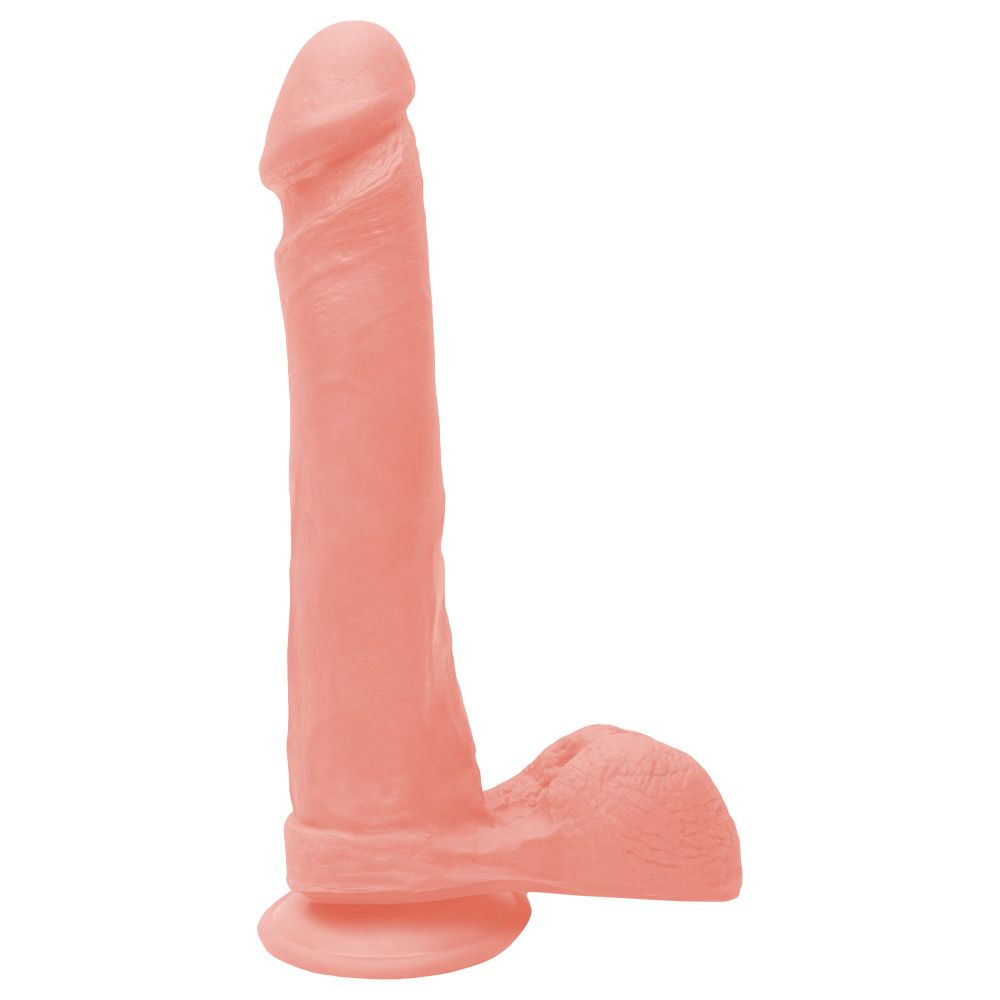 Pênis De Borracha Maciça 24 X 4Cm Prazer E Cia