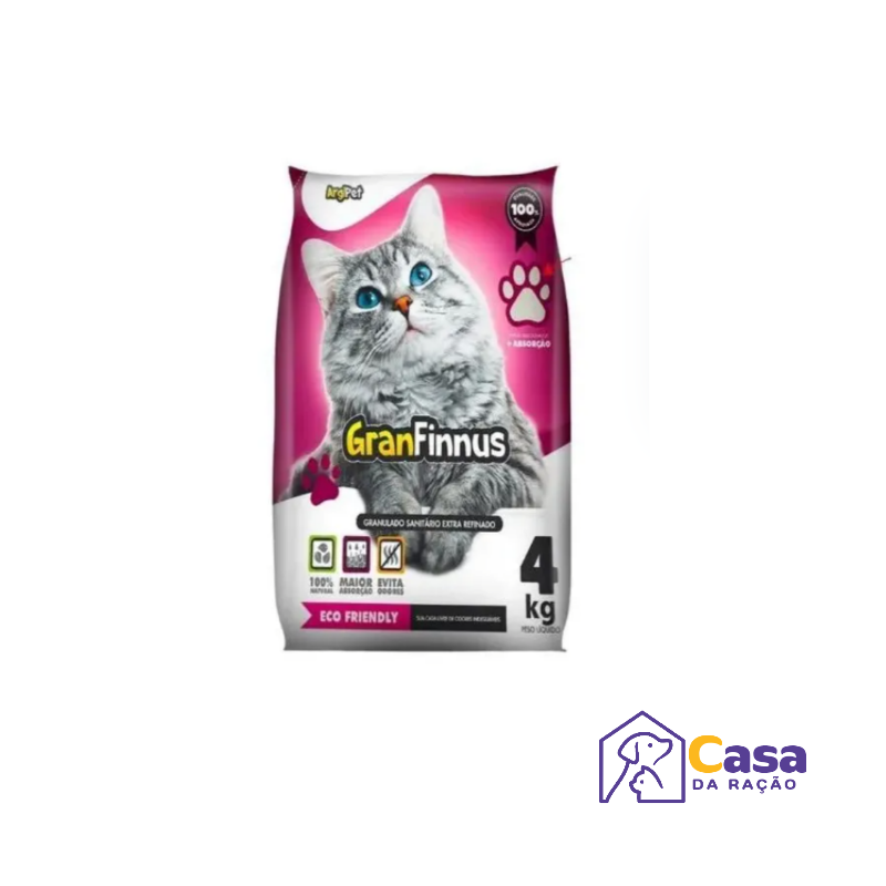 Granfinnus Areia Higiênica 4kg