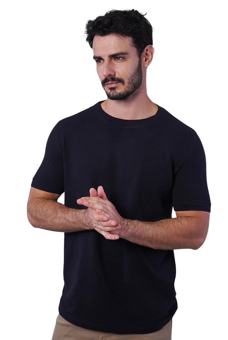 Brayko Knit Texture - Preto