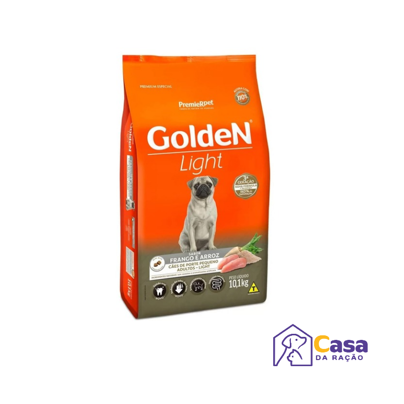 Ração Golden Light Porte pequeno Adulto 1,0kg