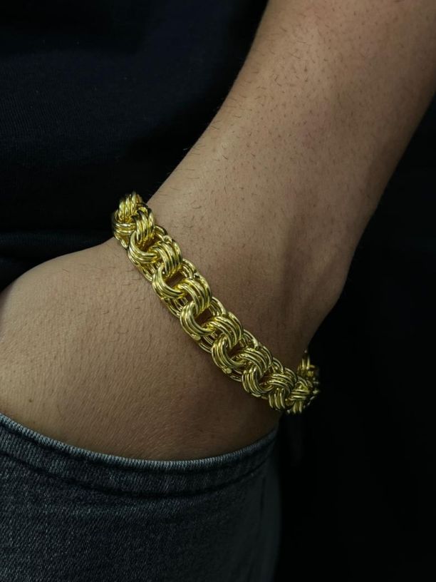 PULSEIRA ELO TRIPLA 10MM