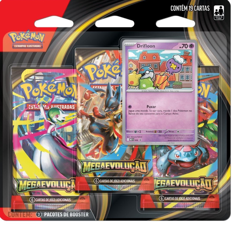 JOGO DE CARTAS POKEMON ME01 MEGA EVOLUÇÃO - COPAG
