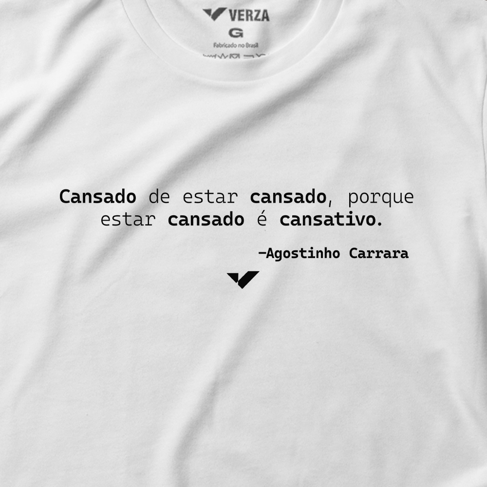 Camiseta Cansado