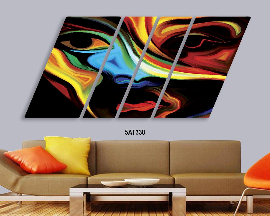 Conjunto de Quadros Decorativos Arte Abstrata   Ref.1