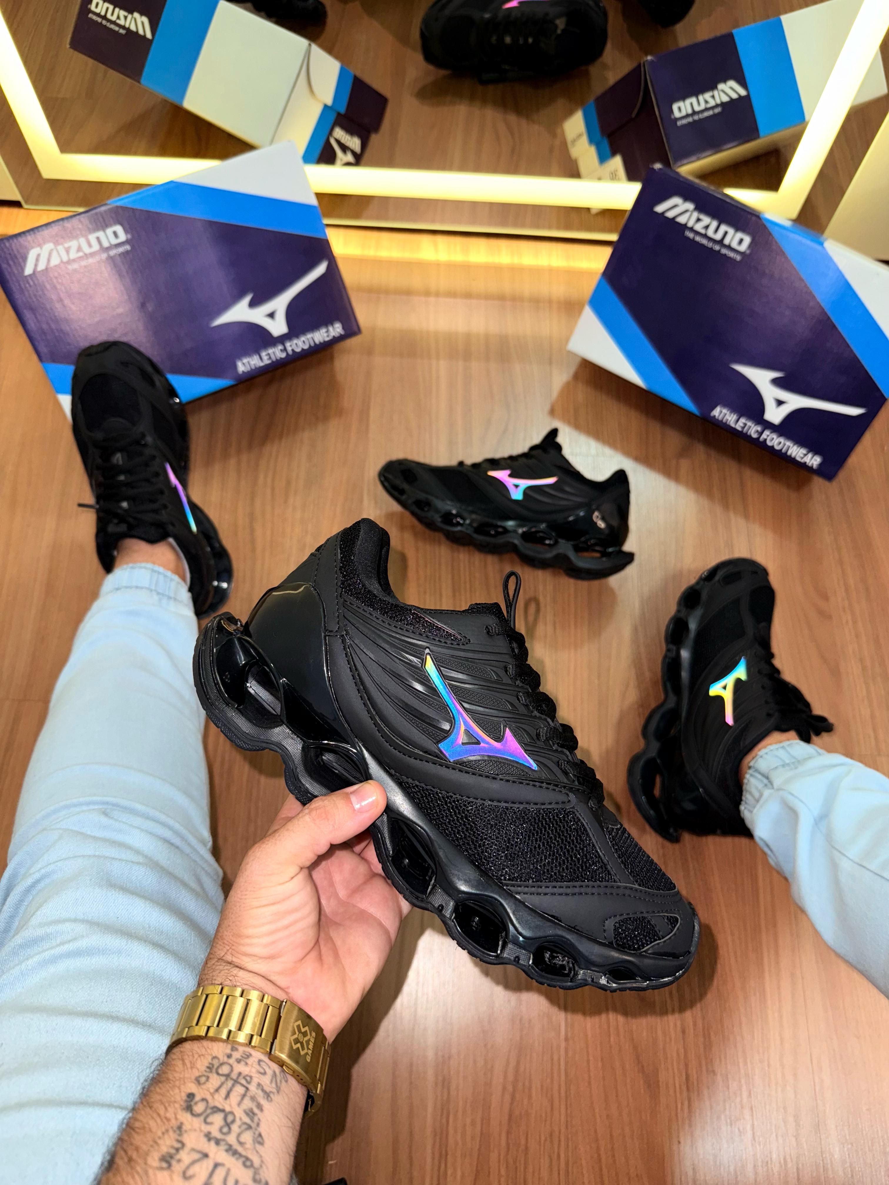Mizuno Pro 13 S | Preto Refletivo