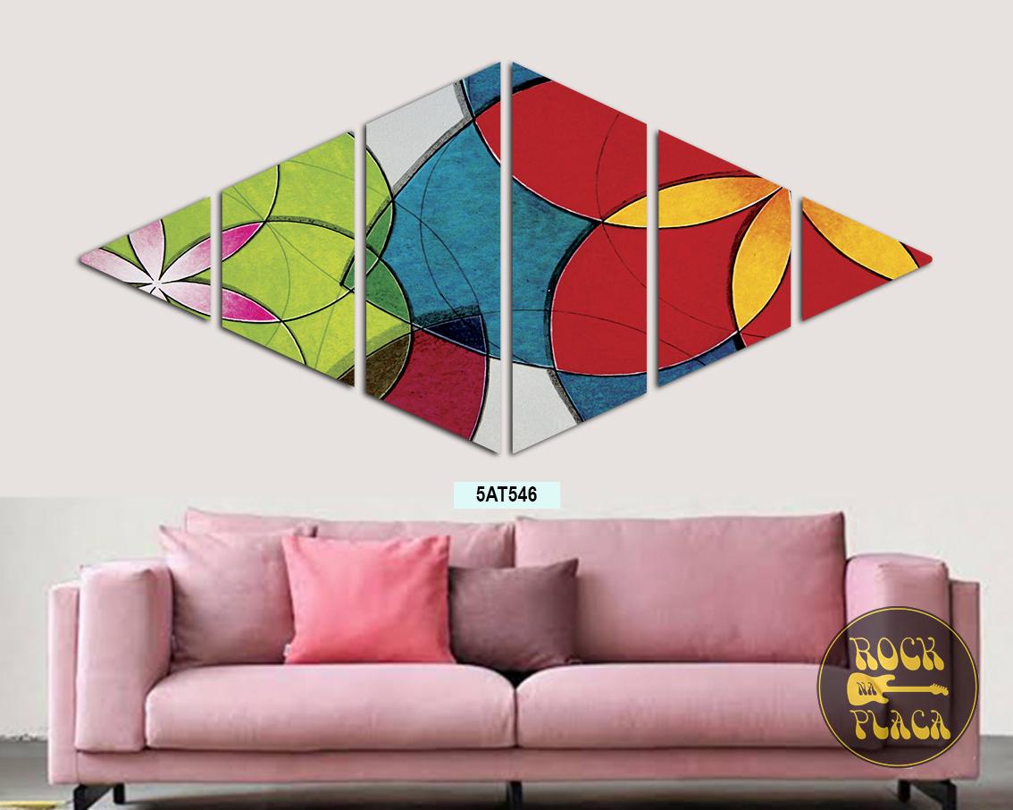 Conjunto de Quadros Decorativos Arte Abstrata Ref.21