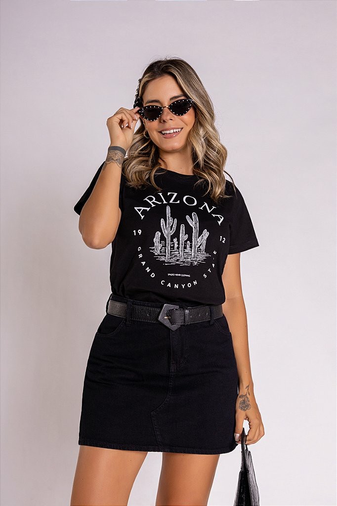 T-shirt Preta Adventure