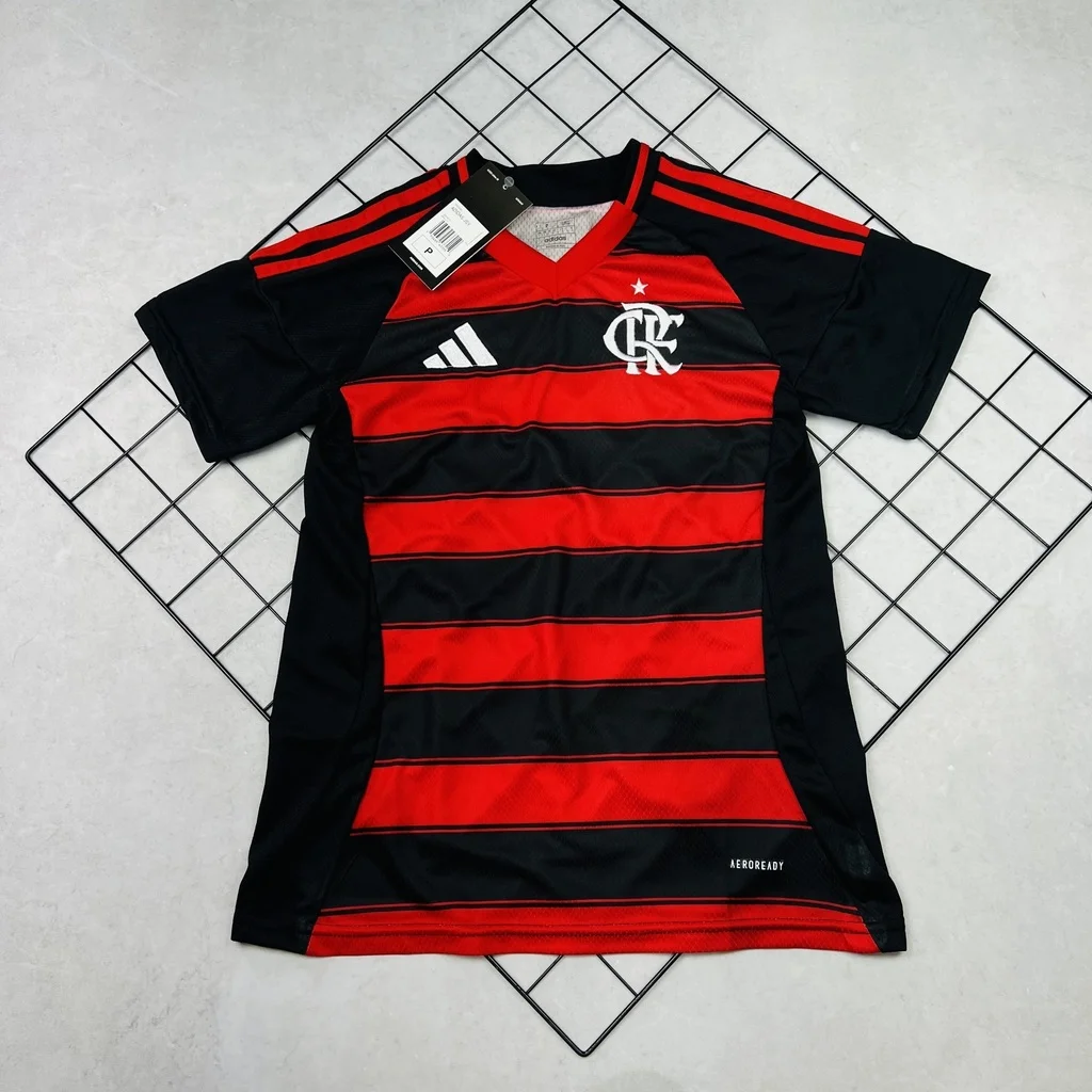 Camisa de Time Flamengo Vermelha Feminina 2025