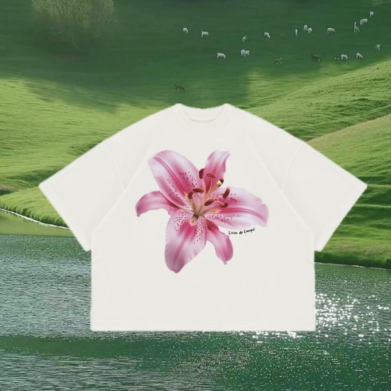 LÍRIOS DO CAMPO TEE - OFF WHITE