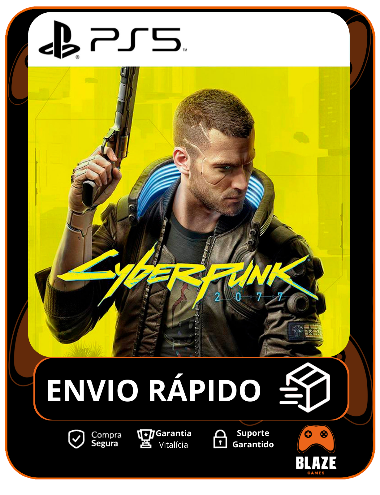 Cyberpunk 2077 - PS5 - Edição Padrão - Mídia Digital