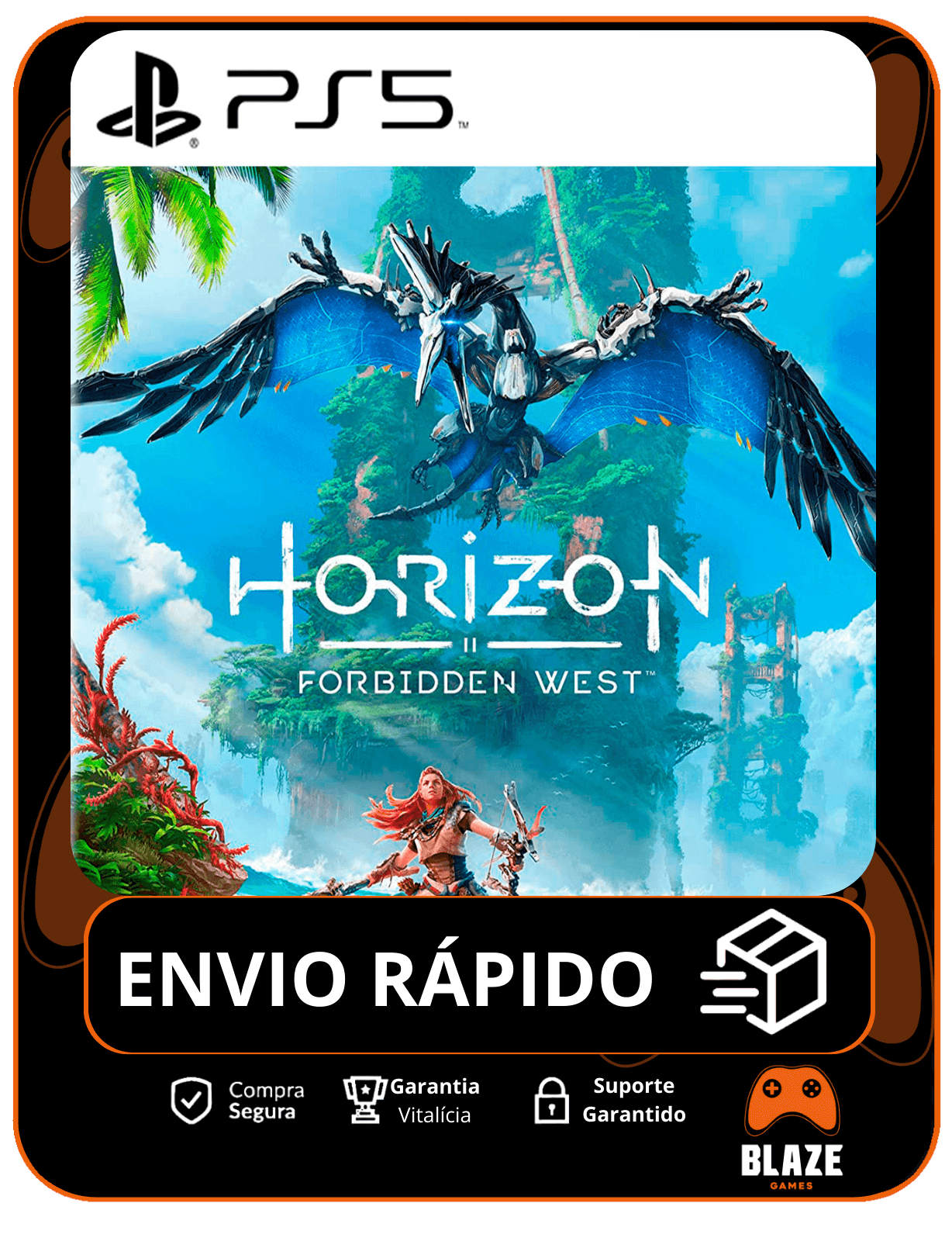 Horizon Forbidden West - Edição Padrão - PS5 - Mídia Digital