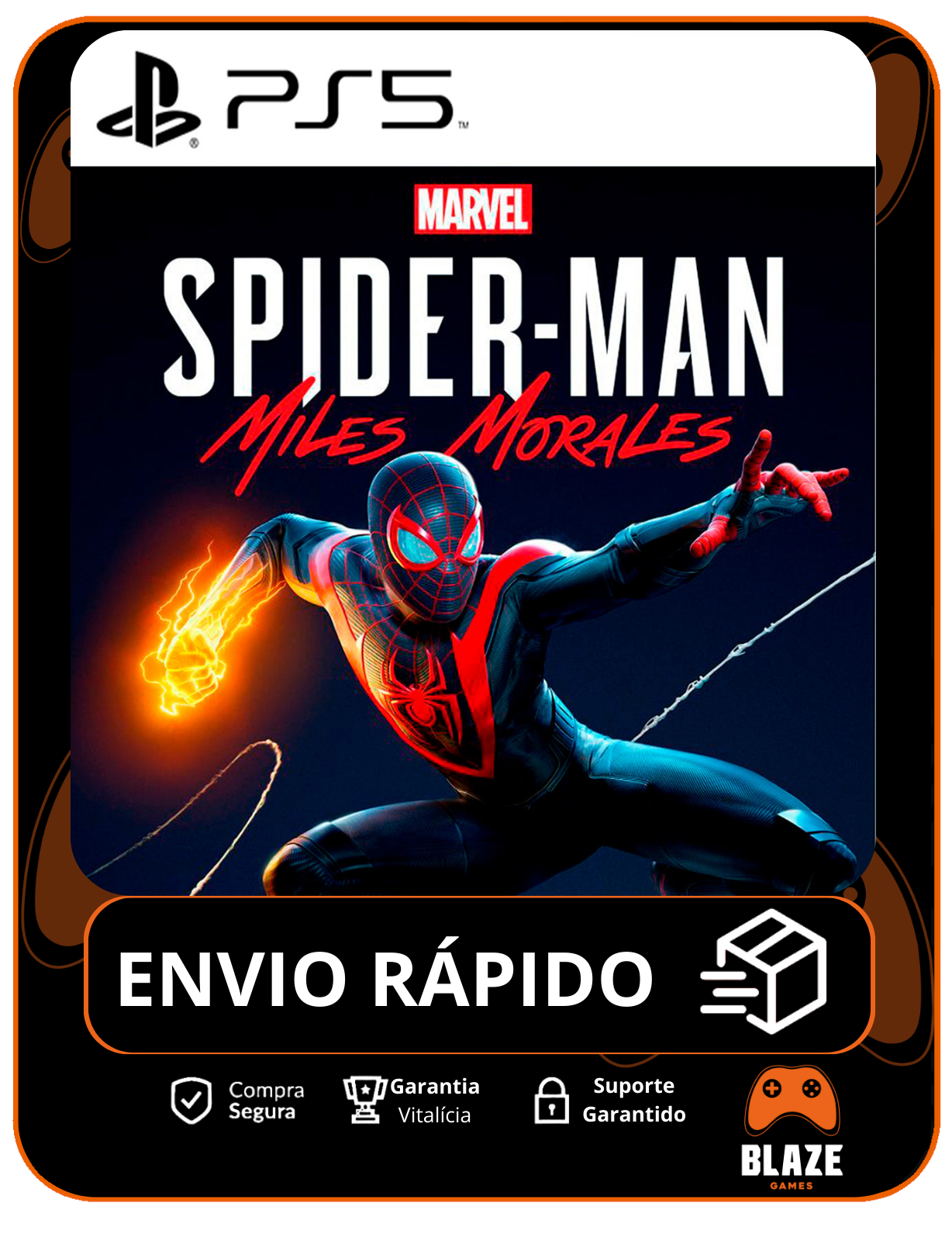 Marvel s Spider-Man Miles Morales - PS5 - Edição Padrão - Mídia Digital