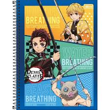 Caderno Univ. Demon Slayer 10 Mat. 160fls - Tilibra