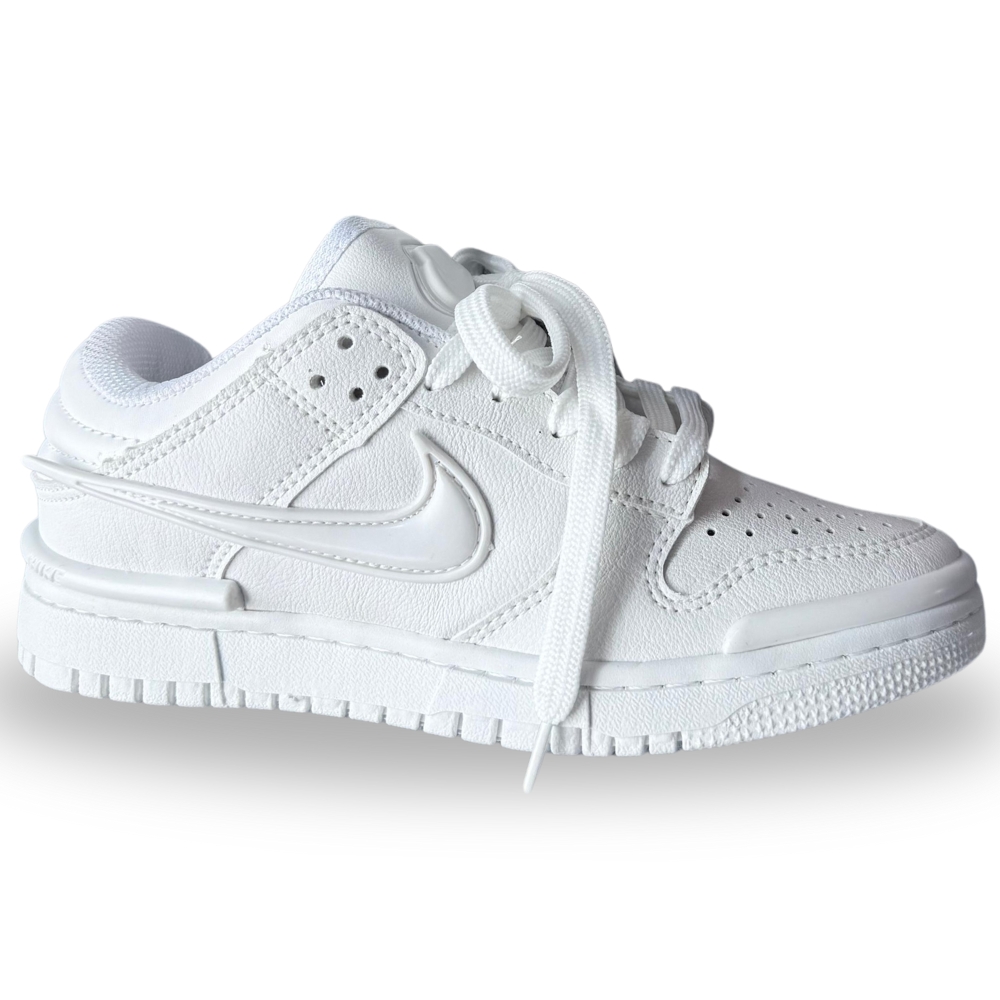 Nike SB Dunk Low Twist Branco (2 pares de cadarço)