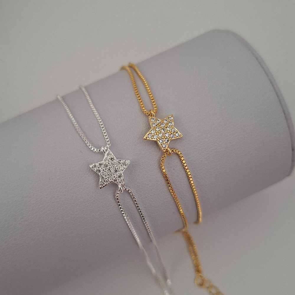 Pulseira Estrela Cravejada