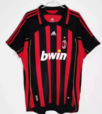 Camisa AC Milan Retrô 2006/07 Torcedor Adidas Masculina - Vermelho
