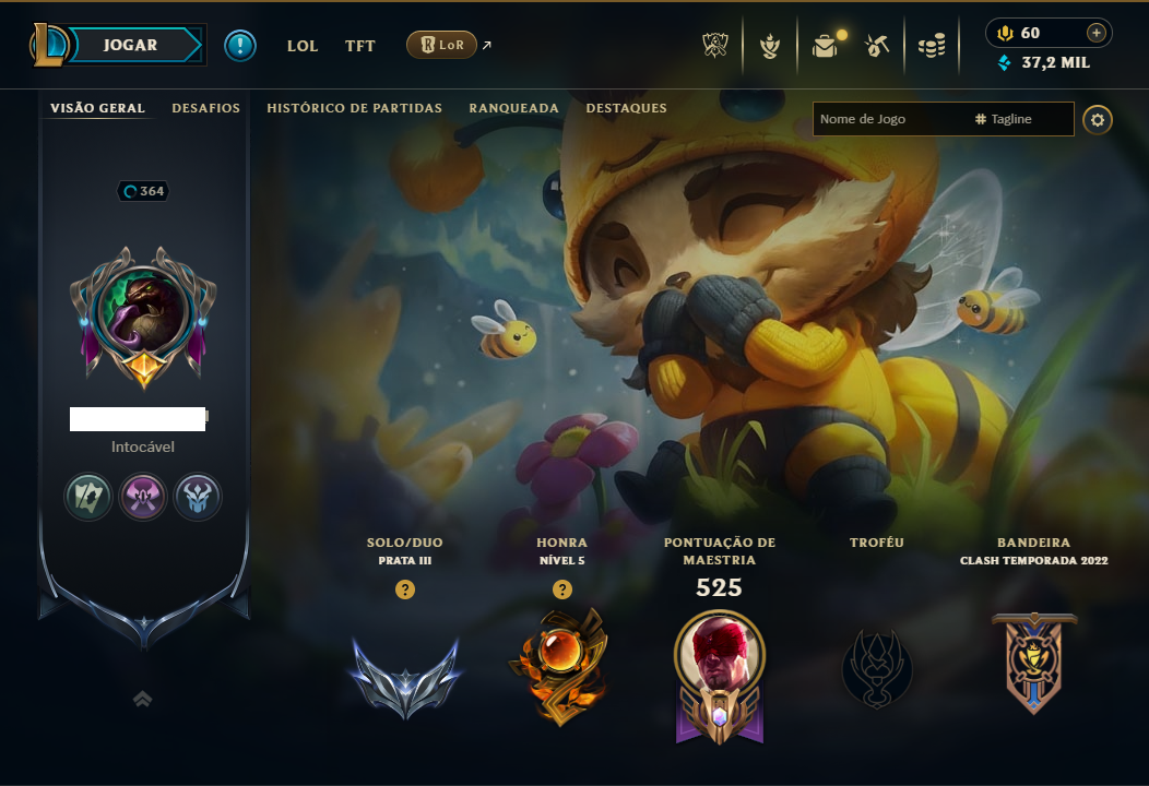 Prata 3 com TODOS os Champs e 151 Skins ( ADC / MID / TOP )