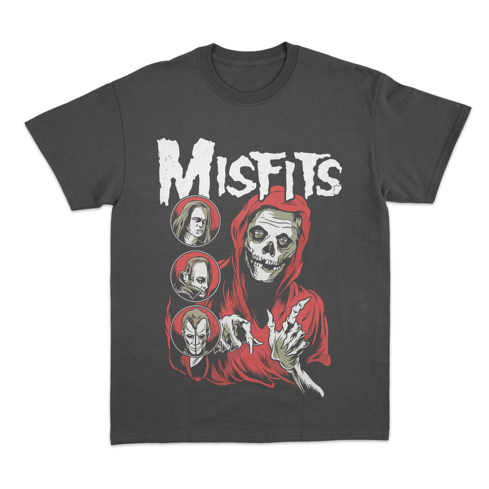Camiseta Misfits - Caveira Vermelha