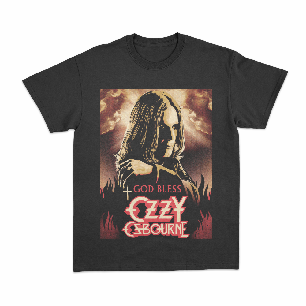 Camiseta Ozzy Osbourne - God Bless