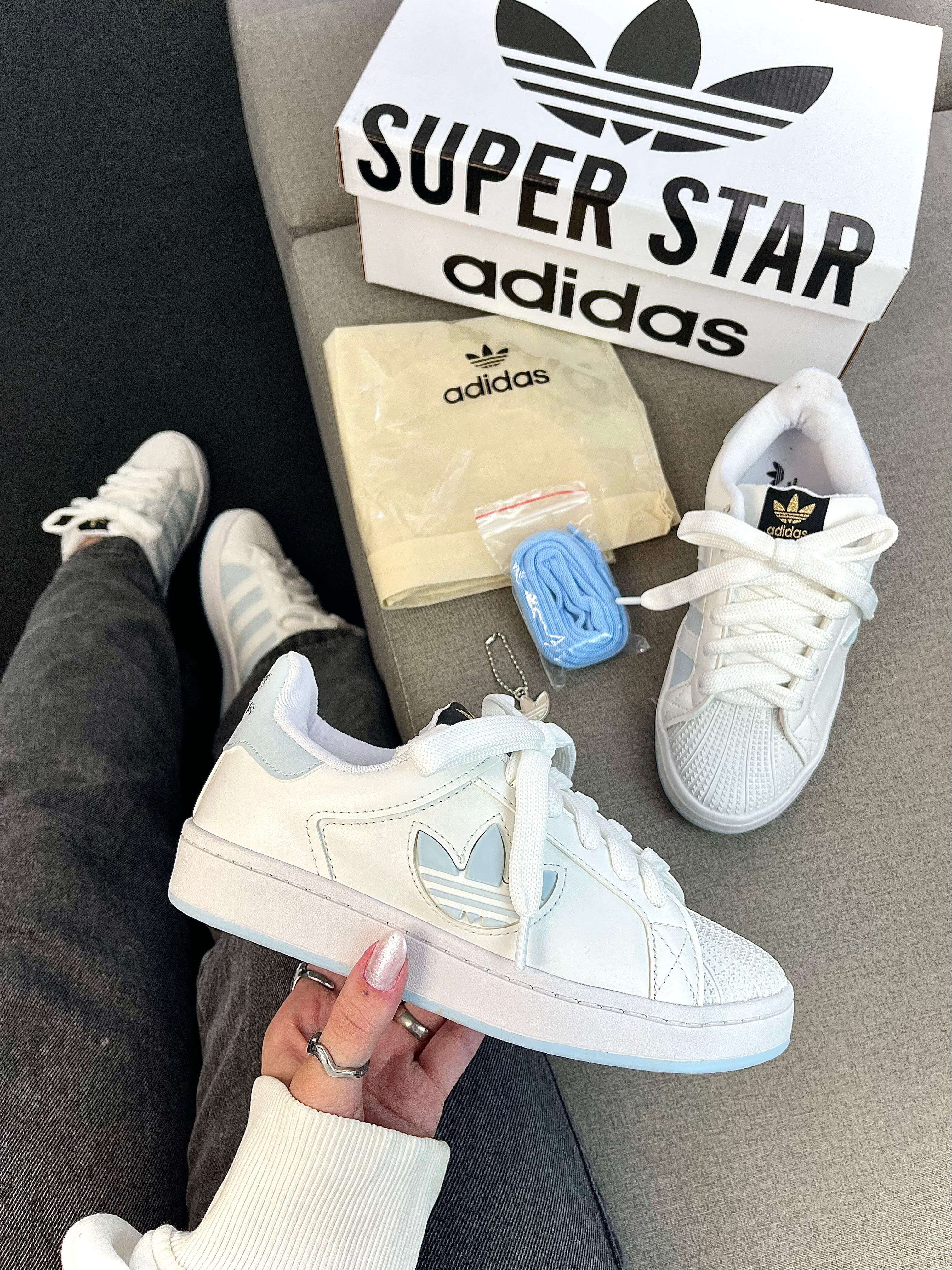 Adidas SuperStar II | Branco e Azul