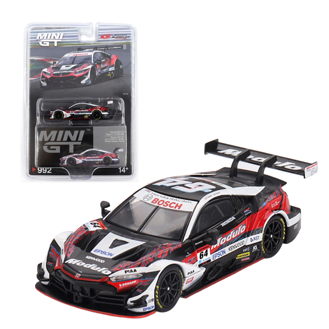 Mini GT 992 - Honda NSX-GT "Type S" GT500 #64 "Modulo NSX-GT" Modulo Nakajima Racing 2023 SUPER GT Series