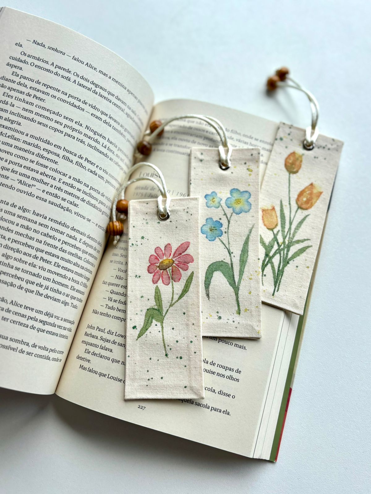 Marcador de Página - Coleção Flores | Aquarelas Z