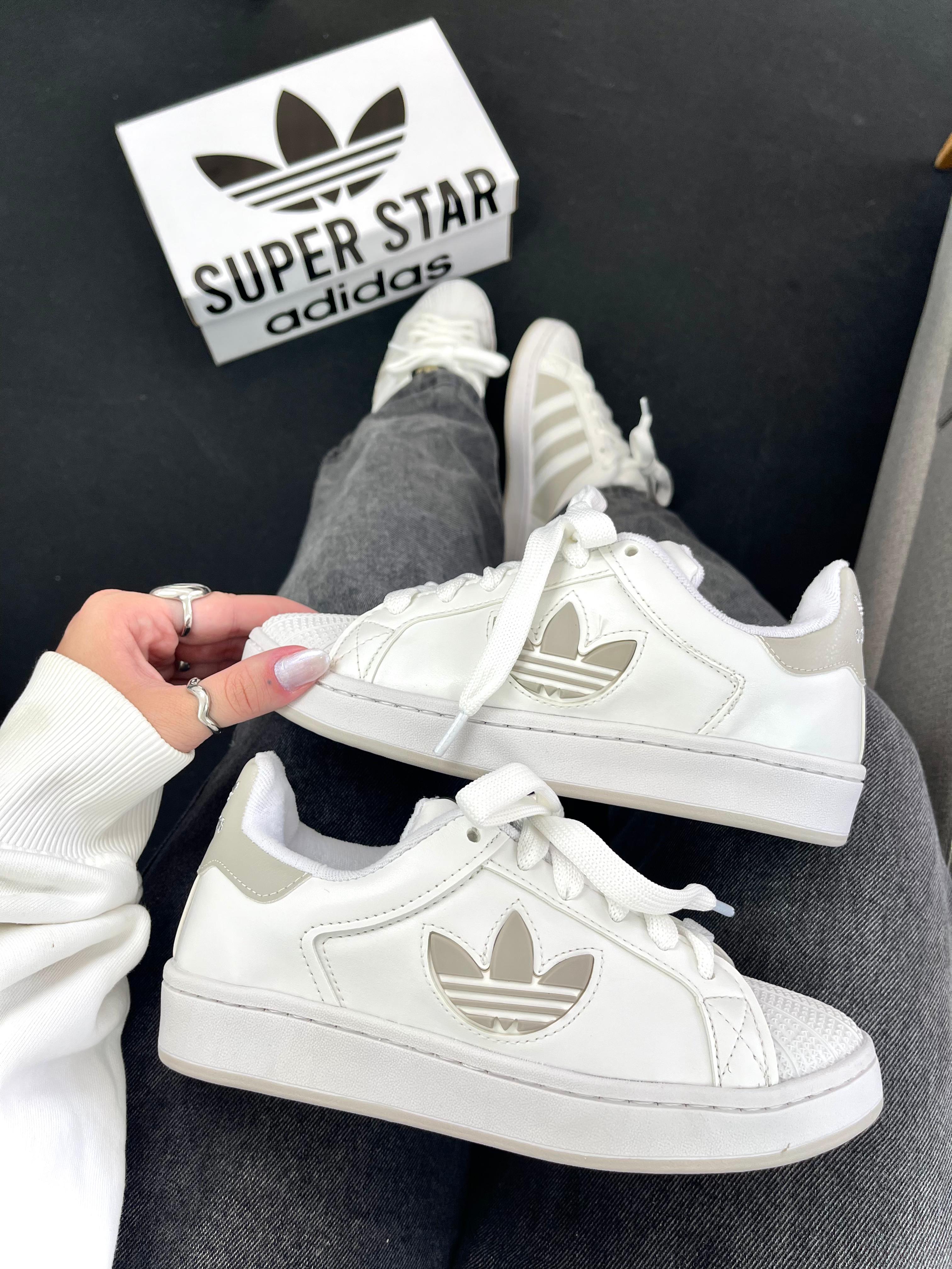 Adidas SuperStar II | Branco e Cinza